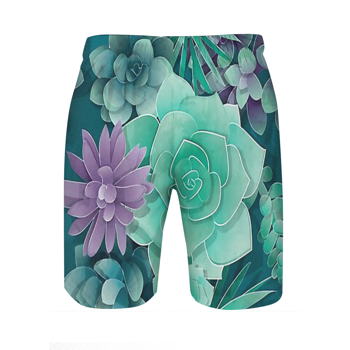 Succulent Love I Mask Men's Swim Trunks No.9BPZ7V