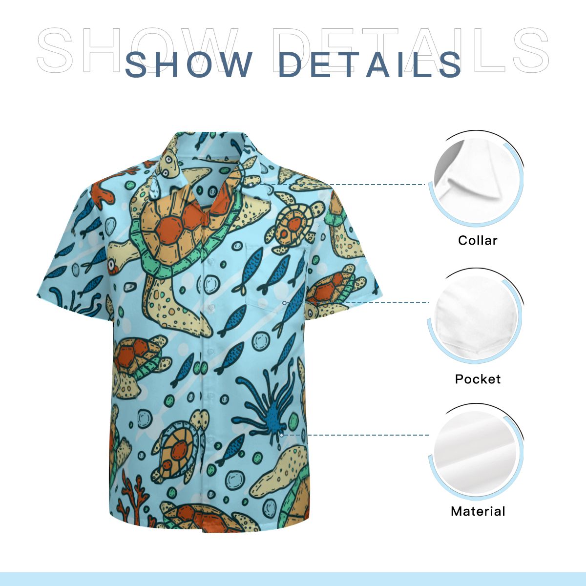 Seaturtles Hawaiian Shirts No.B9JO9H