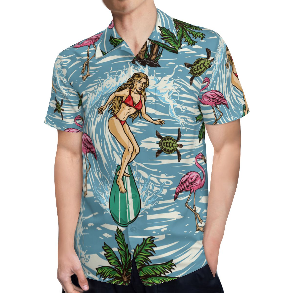 Flamingo 01 Hawaiian Shirts No.C2MOSY