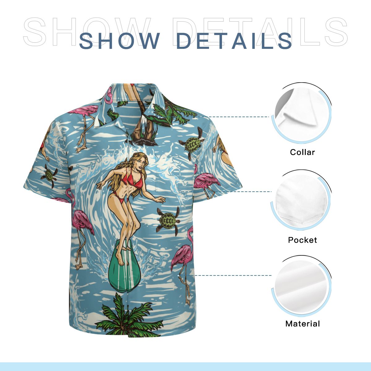 Flamingo 01 Hawaiian Shirts No.C2MOSY