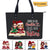 Christmas Doll Besties Sitting Personalized Shoulder Bag