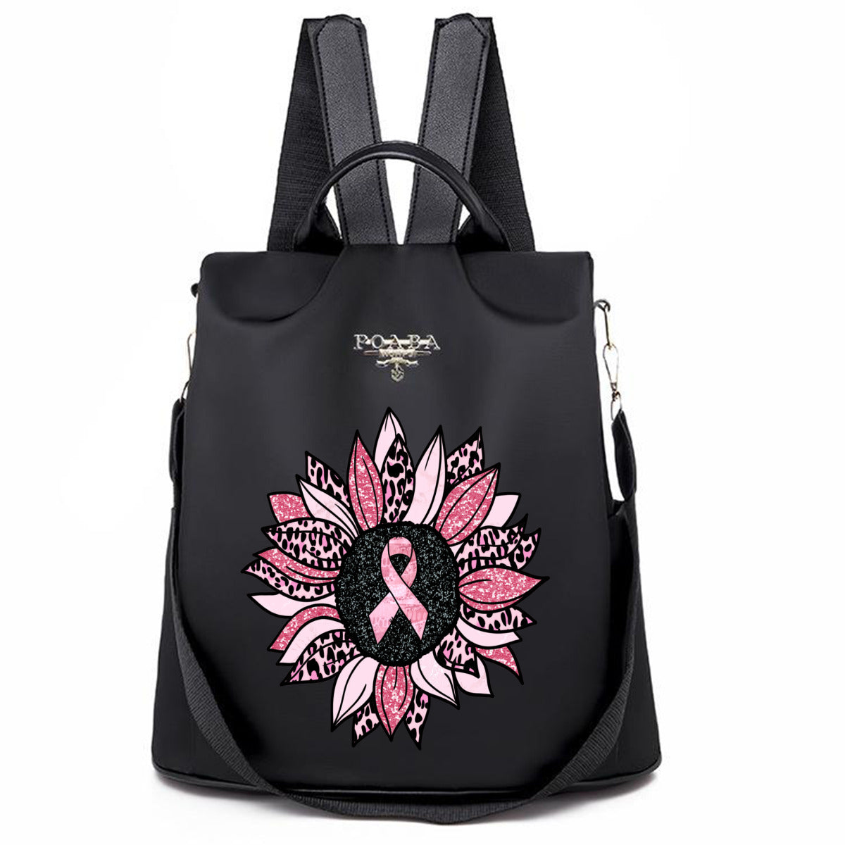 Pink Sunflower Backpack No.F3QCX3