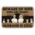 Family Couple Beware Of Wife Husband Is Cool - Gift For Couple - Personalized Custom Doormat