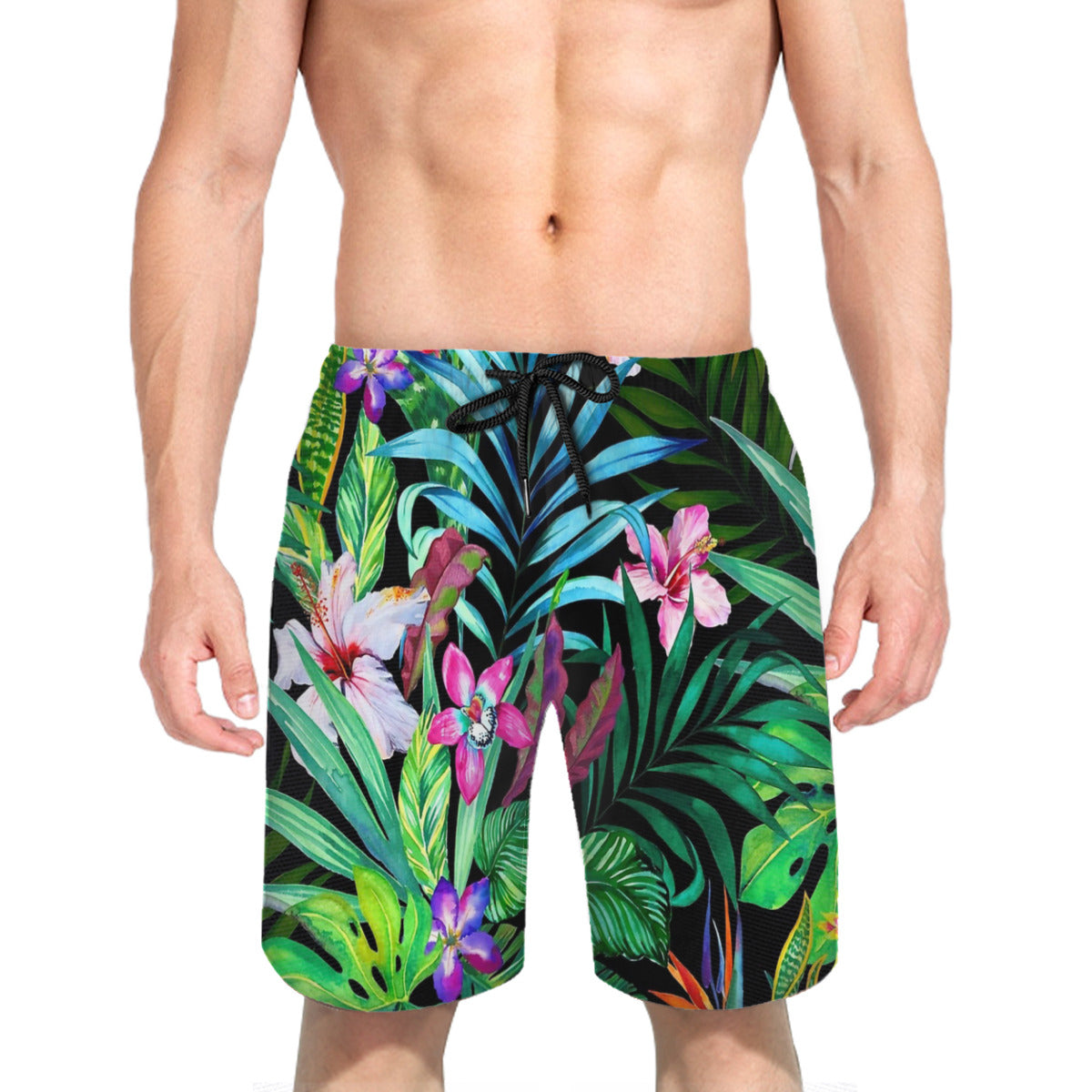 Tropical Fest Graphic Men's Swim Trunks No.GPP9U5