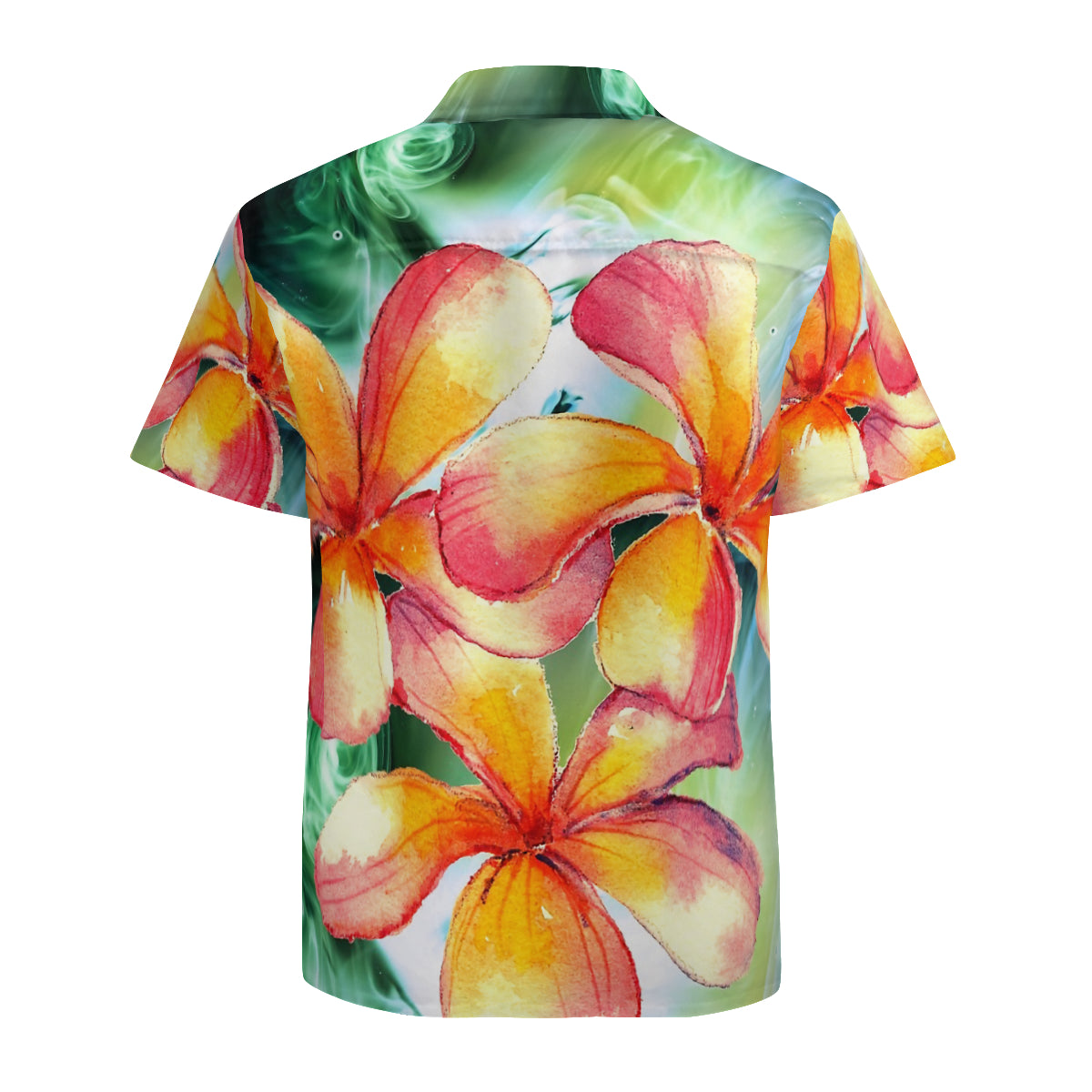 Art Of Frangipani Flowers  Graphic Hawaiian Shirts No.J2CAOY