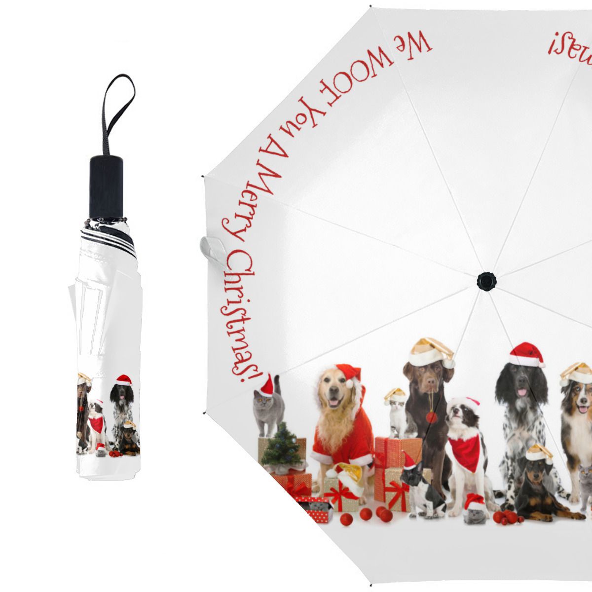 Dog Lovers Christmas Umbrella No.JFFH78