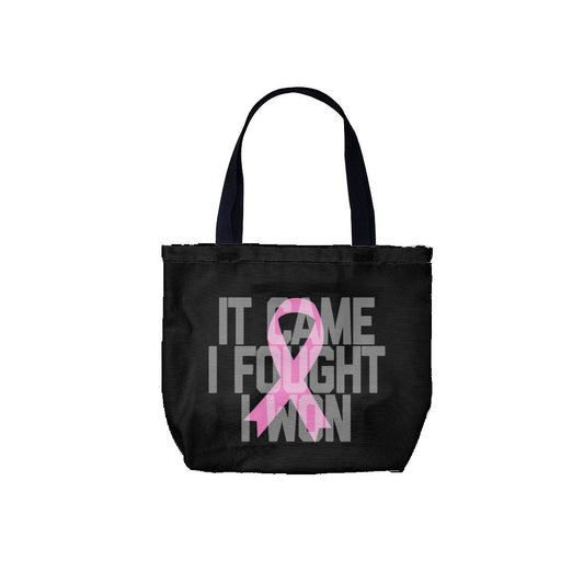 It Came I Fought I Won Breast Cancer Awareness Canvas Bag No.P7HIZ9