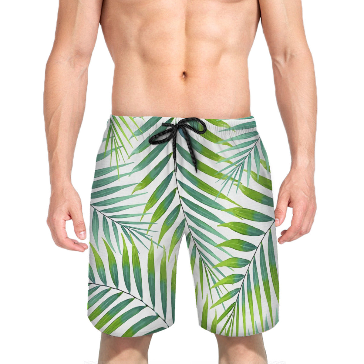 Palm Leaves Vi Graphic Men's Swim Trunks No.LBCYRI