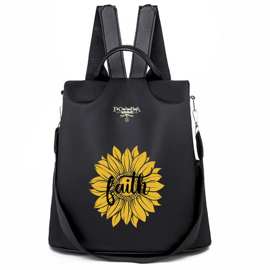 SUNFLOWER FAITH Backpack No.LZKDW7