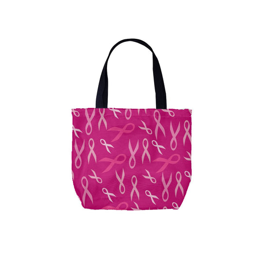 PINK BREAST CANCER RIBBONS Canvas Bag No.3NK2H7