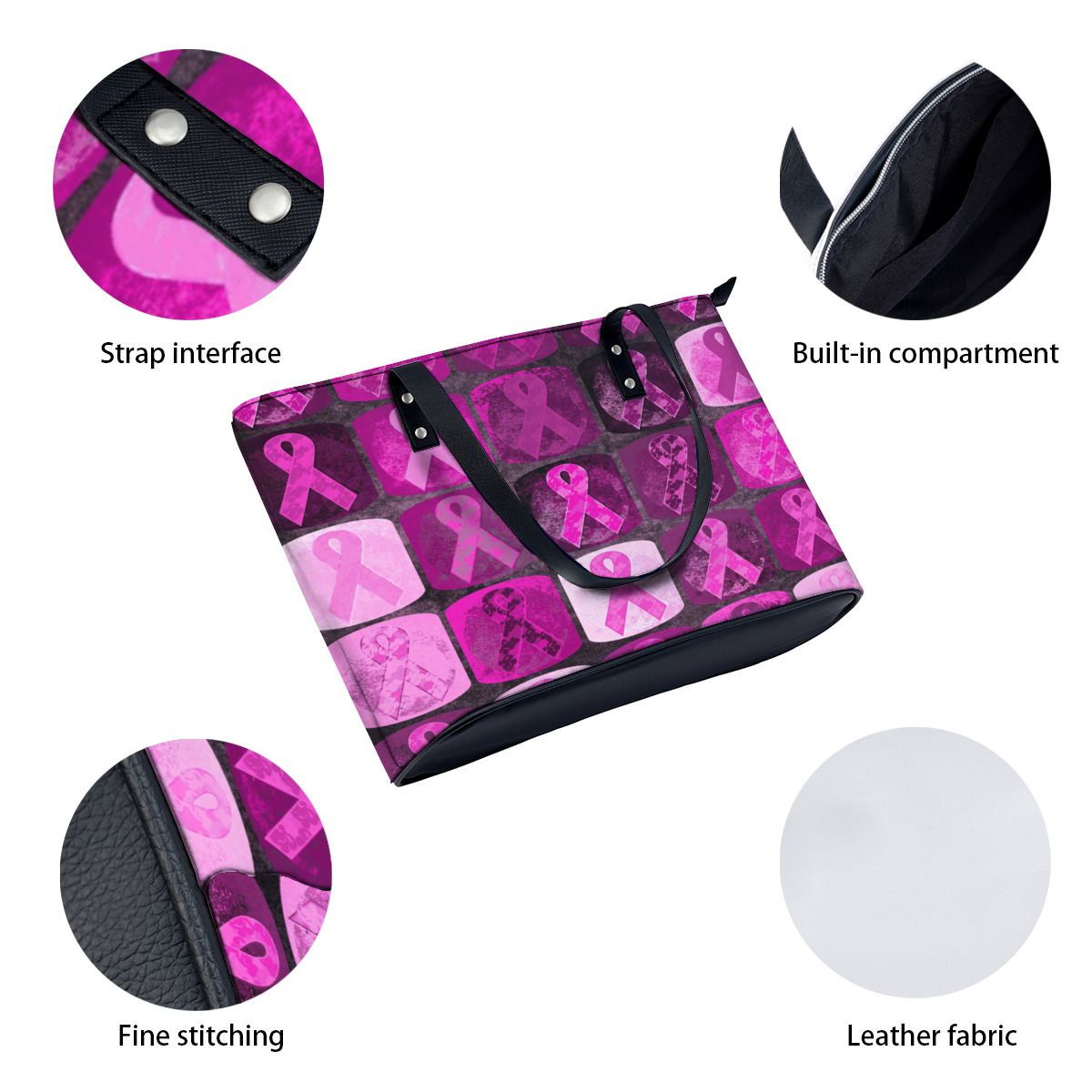 Breast Cancer Awareness Shoulder Bag No.ZAIVXS