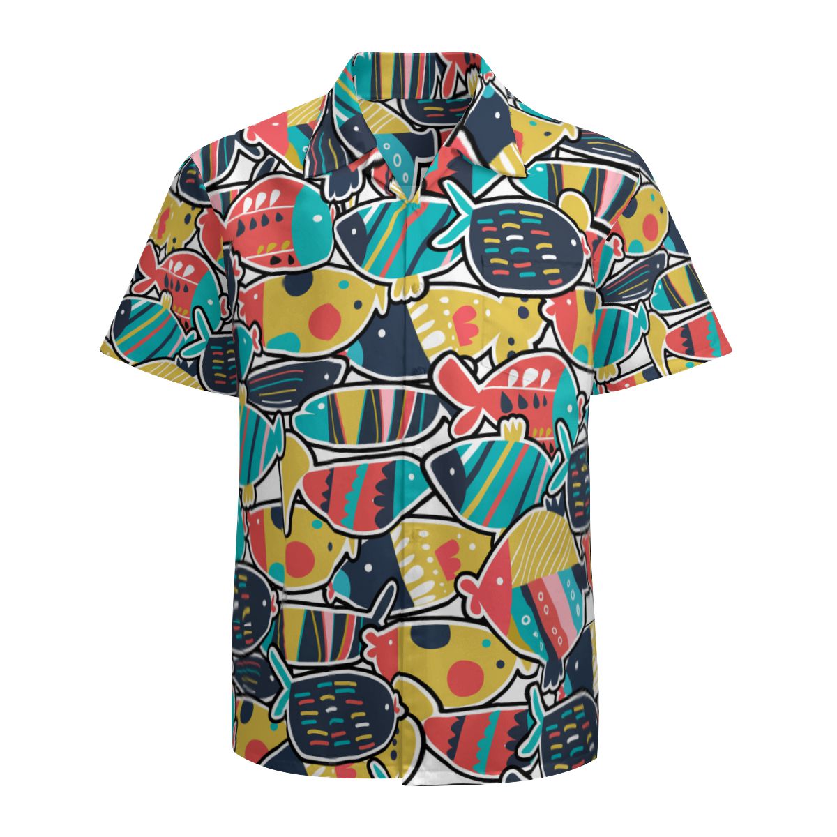 Cute Fishes Set Hawaiian Shirts No.RAKY8A