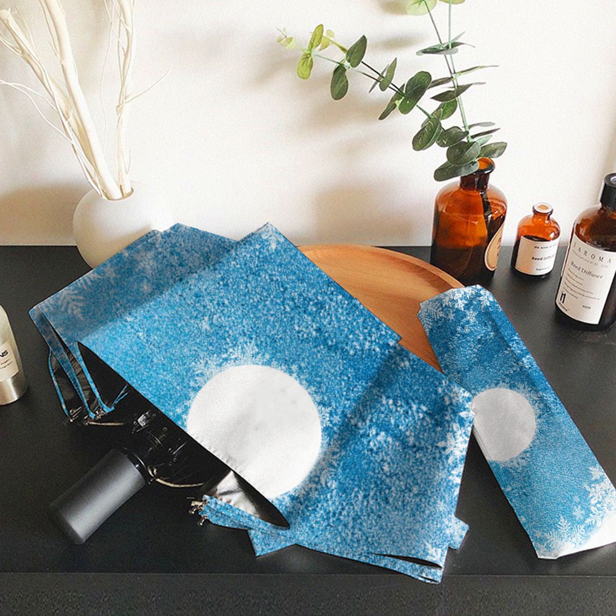 Rustic Ice Snowflake Umbrella No.RYDIVI