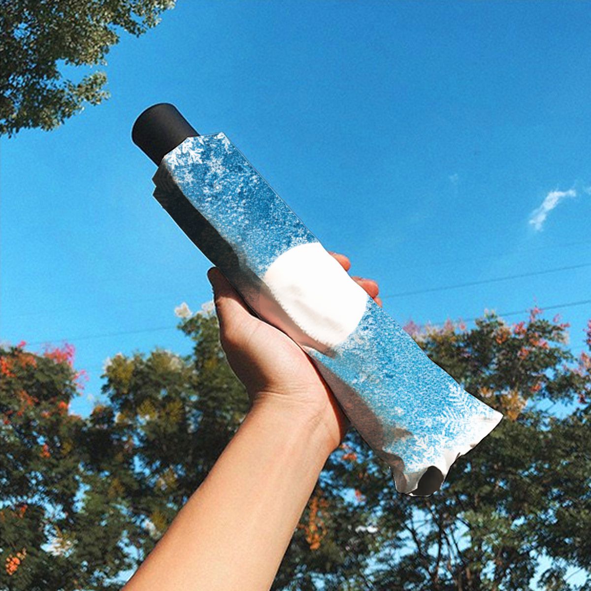 Rustic Ice Snowflake Umbrella No.RYDIVI