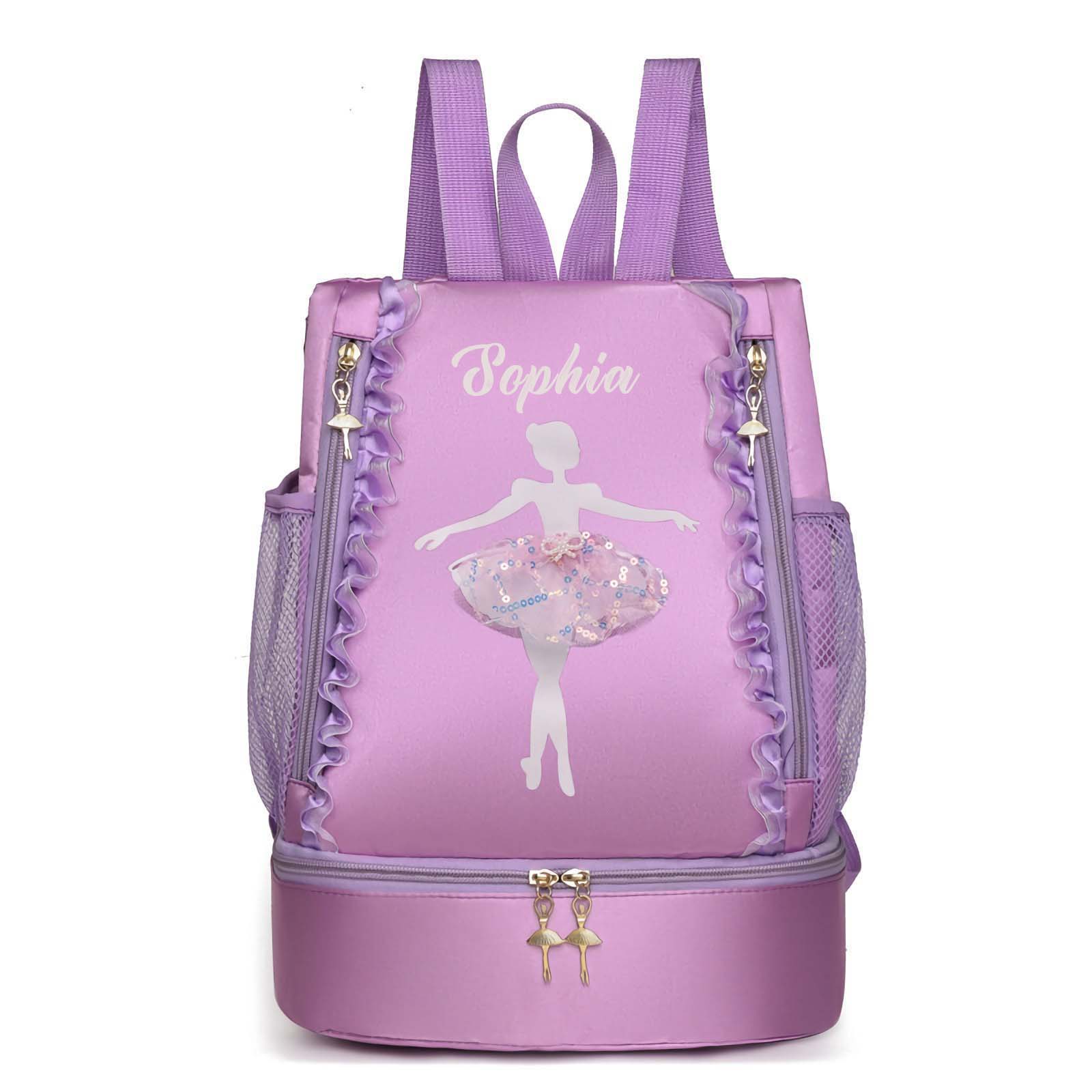 Dance Bags Personalized Name Ballerina Backpacks Preschool Bag | Gifts For Girl