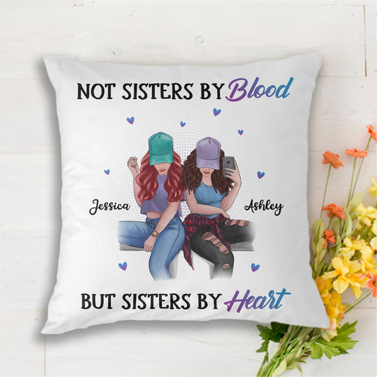 Selfie Bestie Colorful Personalized Pillow