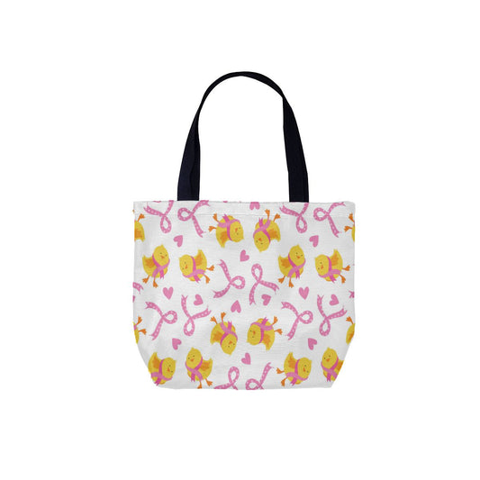 Breast Cancer Awareness Ribbon Chick Canvas Bag No.YDQQ37
