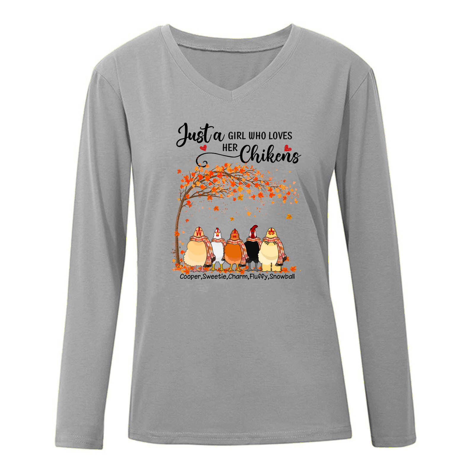 Chickens Most Wonderful Time Of The Year Fall Season Personalized Long Sleeve Shirt