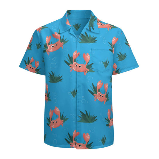 Cute Pink Crab Hawaiian Shirts No.XOOOLT