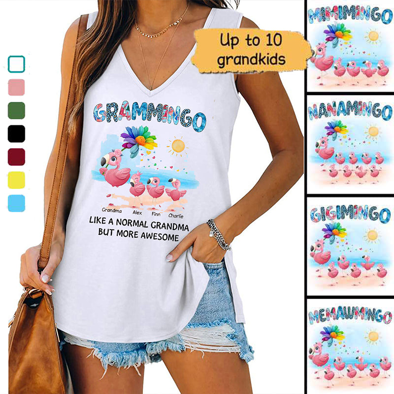 Grammingo Summer Pattern Personalized Women Tank Top