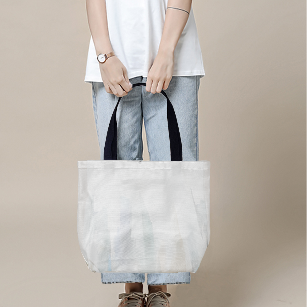 Most Wonderful Time Autumn Fluffy Cat Personalized Canvas Bag