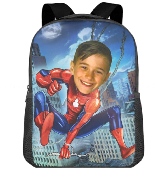 I'm The Super HERO. Personalized Photo/Name/Text School Bags